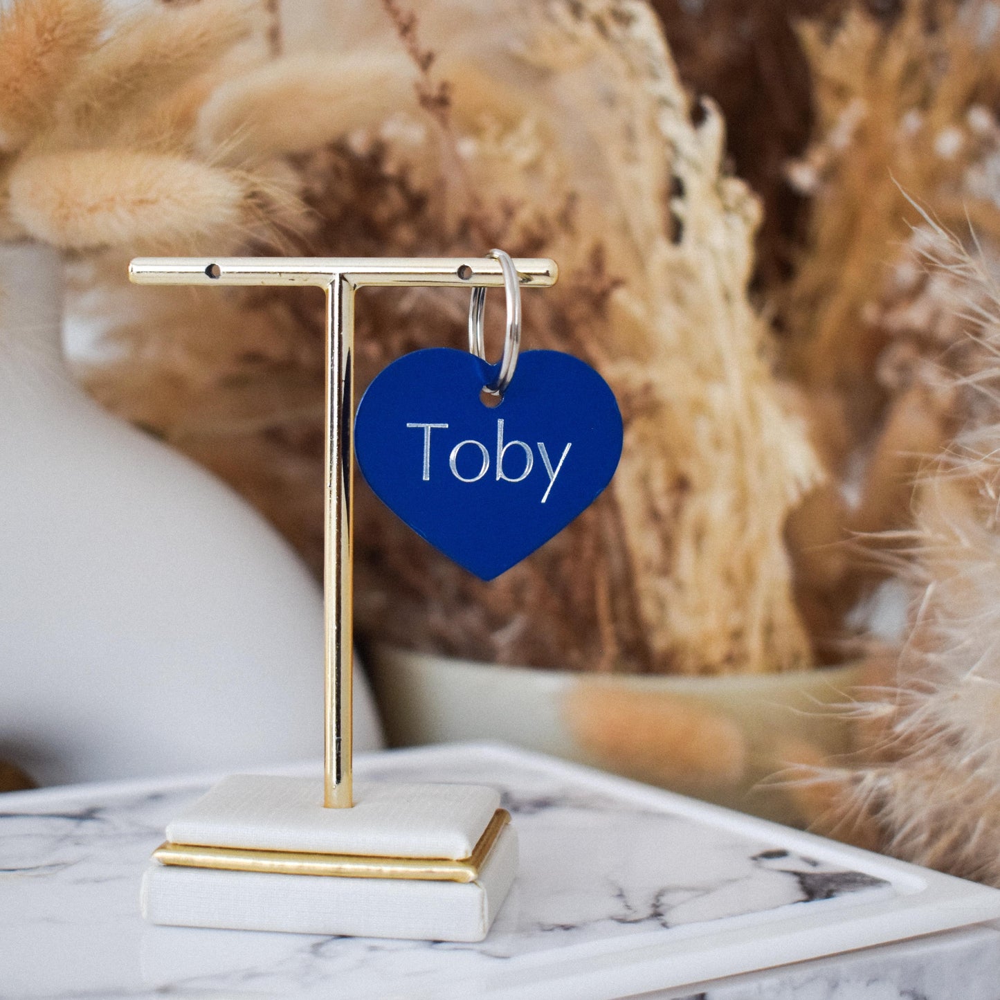 ❤️ Placa metálica corazón – reversible y personalizada