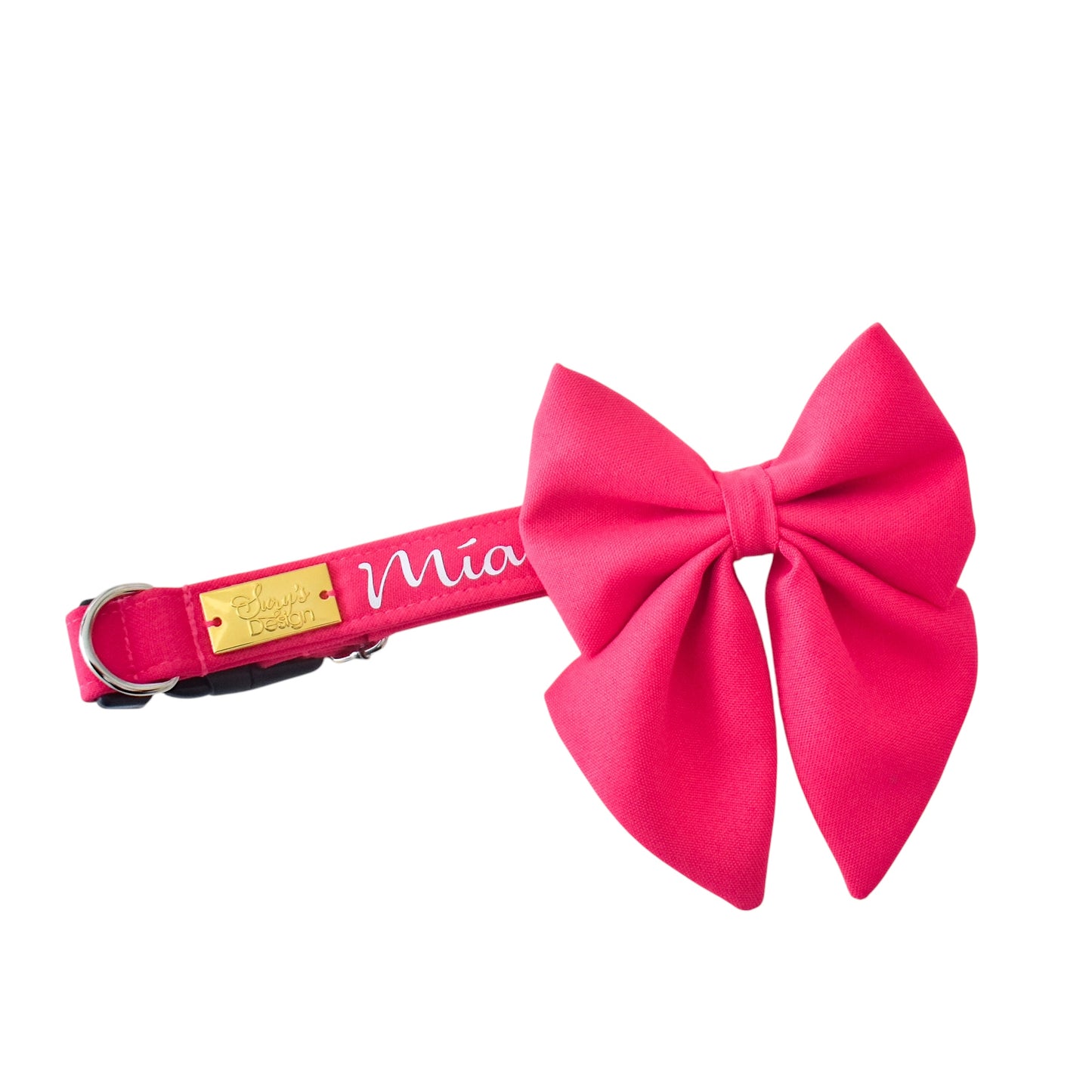Collar con lazo tipo sailor Fucsia Praga
